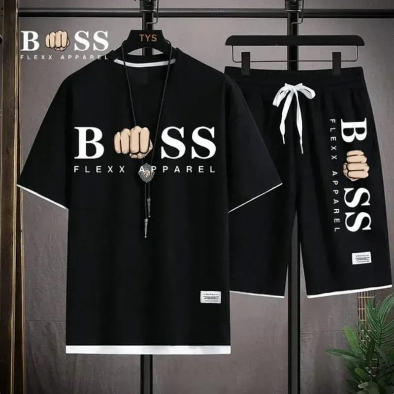 Combo Half T-Shirt And 3 Quarter Pants For Man 2