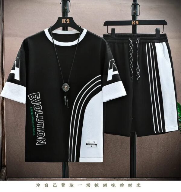 Combo Half T-Shirt And 3 Quarter Pants For Man 2
