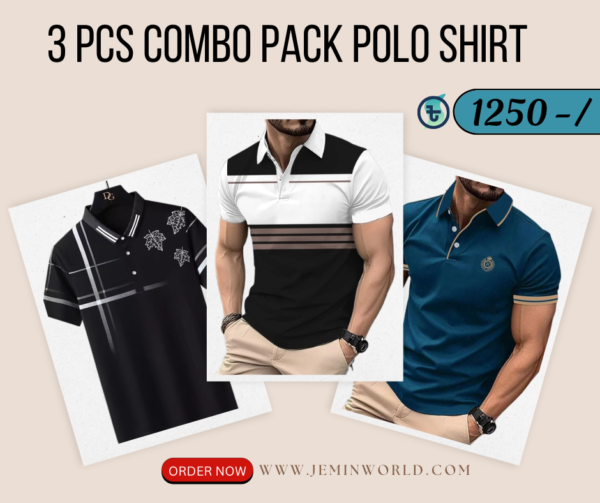 Combo Polo Shirt for Men 3